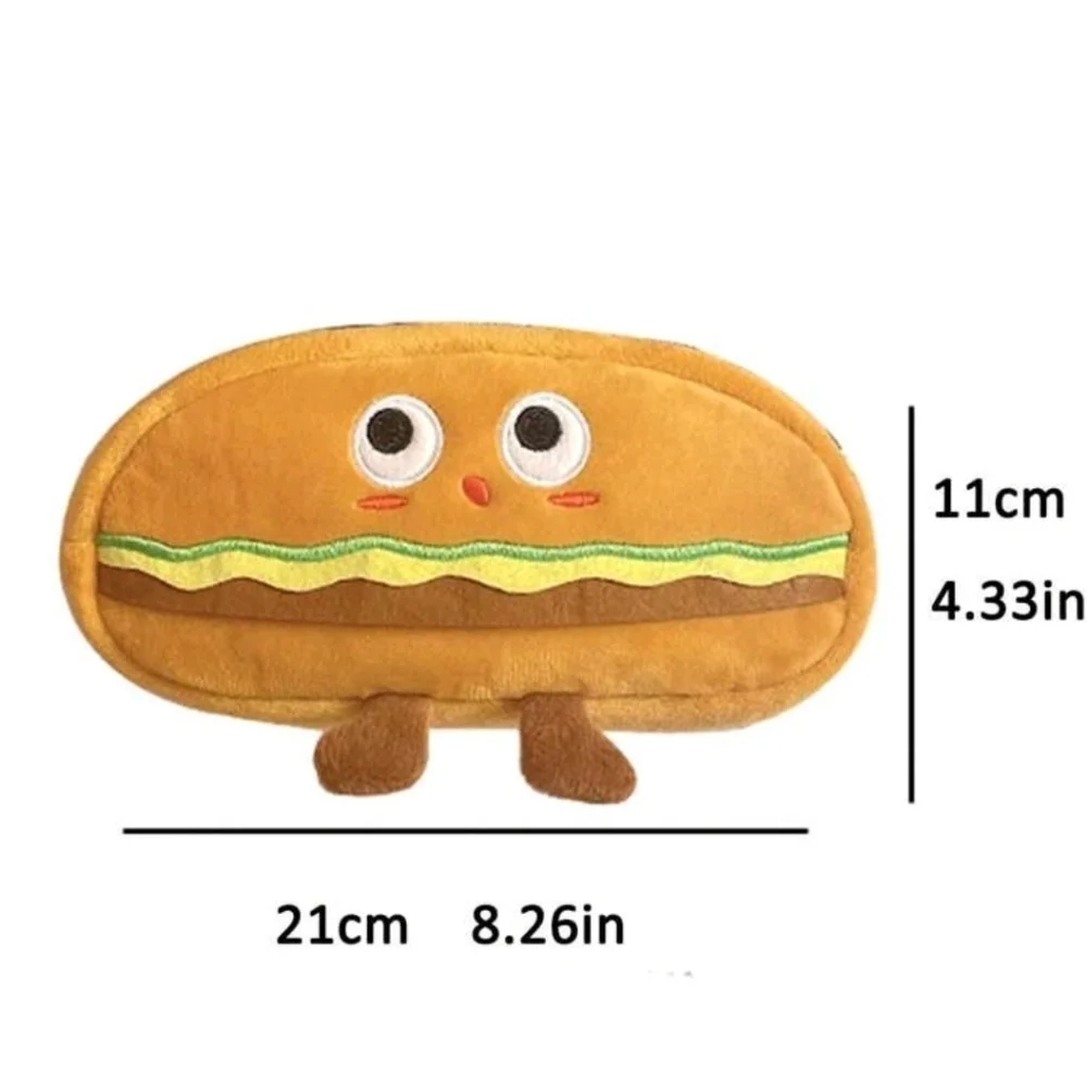 🤎🔹️ Hamburger🔹️shaped🍔 Pencil Case ✨️🤎